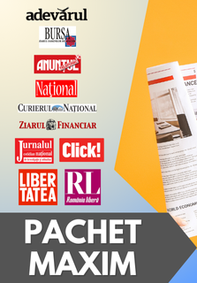 Anunț de mediu în ziarul Pachet Maxim - Publică rapid