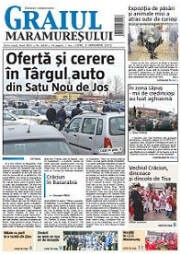 Anunț de mediu în ziarul Graiul Maramuresului din județul Maramures - Publică rapid