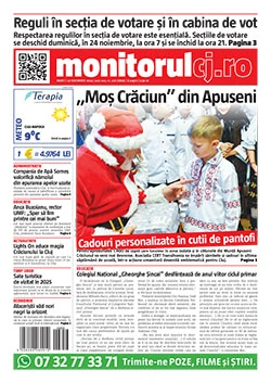 Anunț de mediu în ziarul Monitorul de Cluj din județul Cluj - Publică rapid