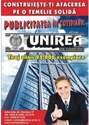 Anunț de mediu în ziarul Unirea din județul Alba - Publică rapid
