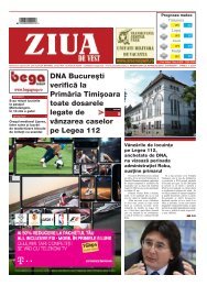 Anunț de mediu în ziarul Ziua de Vest din județul Timis - Publică rapid